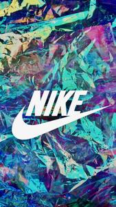 Cool Holographic Nike Logo cool nike wallpaper