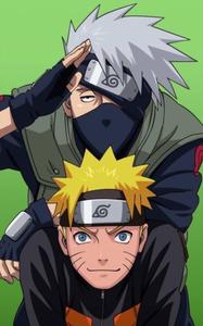 Cool Kakashi Salute With Naruto cool kakashi wallpaper