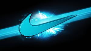 Cool Nike Cyan Logo cool nike wallpaper