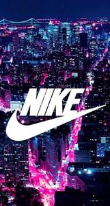 Cool Nike Logo With Cityscape cool nike wallpaper