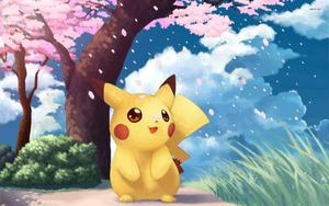 Cool Pokemon Pikachu Cherry Blossom cool pokemon wallpaper