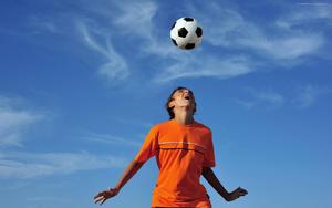 Cool Soccer Ball Headshot cool soccer wallpaper