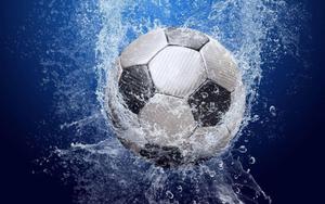 Cool Soccer Ball Water Splash cool soccer wallpaper