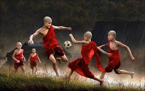 Cool Soccer Game Of Monks cool soccer wallpaper