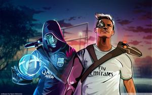 Cool Soccer Neymar And Ronaldo Cyborg cool soccer wallpaper