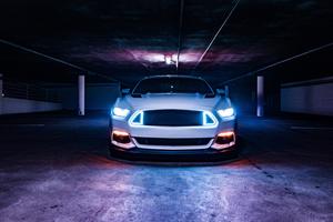 Cool White Car Parking cool wallpaper