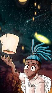 Cool Xxxtentacion Holding A Lantern cool xxxtentacion wallpaper