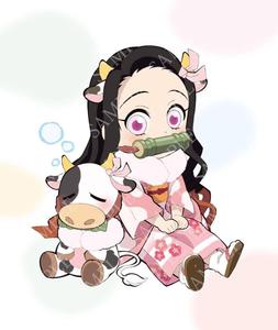 Cow Demon Slayer Nezuko demon slayer nezuko wallpaper