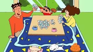 Crayon Shin Chan Family Card Game crayon shin chan wallpaper