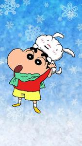 Crayon Shin Chan having a joyous time with his friends crayon shin chan wallpaper