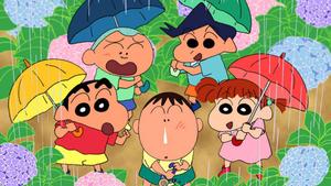 Crayon Shin Chan Rainy Day crayon shin chan wallpaper