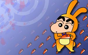 Crayon Shin Chan Shinnosuke Bunny Costume crayon shin chan wallpaper