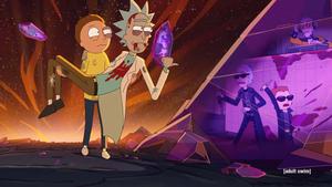 Crazy Adventures of Rick and Morty rick and morty wallpaper