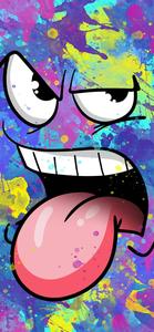Crazy Tongue Out Face iPhone 11 iphone 11 wallpaper