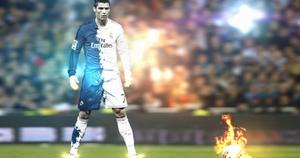 "Cristiano Ronaldo Defiantly Displays His Smoldering Fierce Looks" Wallpaper