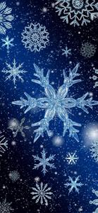 Crystal Snowflakes Winter iPhone winter iphone wallpaper