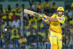 CSK Team in Action at IPL Cricket Match csk wallpaper