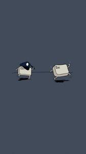 Ctrl And Esc Keys Funny Phone funny phone wallpaper