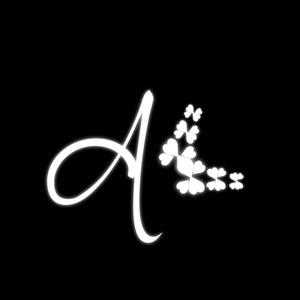 Cursive A Butterflies Name name wallpaper
