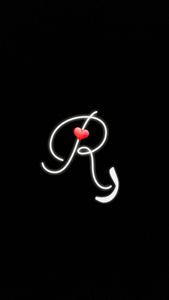 Cursive White Letter R Name name wallpaper