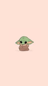 Cute Aesthetic Cartoon Grogu The Mandalorian cute aesthetic cartoon wallpaper