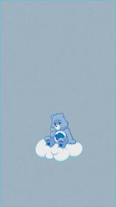 Cute Aesthetic Cartoon Grumpy Bear cute aesthetic cartoon wallpaper
