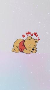 Cute Aesthetic Cartoon Sleeping Pooh cute aesthetic cartoon wallpaper