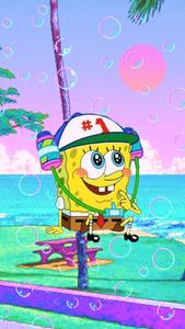 Cute Aesthetic Cartoon SpongeBob SquarePants cute aesthetic cartoon wallpaper