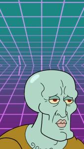 Cute Aesthetic Cartoon Squidward cute aesthetic cartoon wallpaper