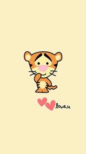 Cute Aesthetic Cartoon Tigger cute aesthetic cartoon wallpaper