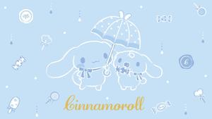 Cute and Sweet - Experience the Charm of Cinnamoroll on the Latest Laptop cinnamoroll laptop wallpaper
