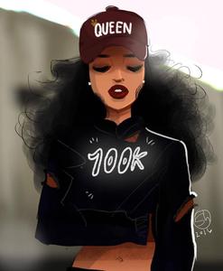 Cute Animated Black Girl cute black girl wallpaper