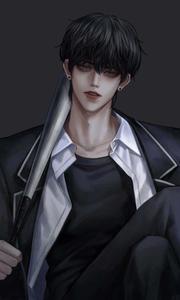 Cute Anime Boy with a Soft Expression cute anime boys wallpaper
