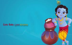 Cute Baby Little Krishna little krishna wallpaper