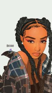 Cute Black Girl Braided Hair cute black girl wallpaper