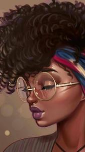 Cute Black Girl With Eyeglasses cute black girl wallpaper
