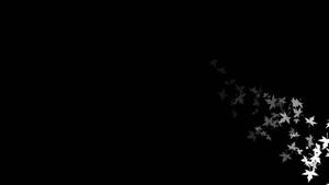 Cute Black Maple Leaves Art cute black wallpaper