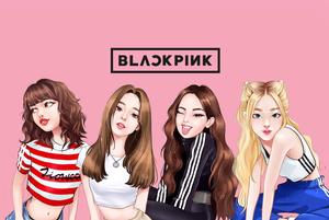 Cute Blackpink Cartoon Art blackpink wallpaper
