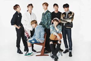 Cute BTS Group Posing Together On White Backdrop cute bts group wallpaper