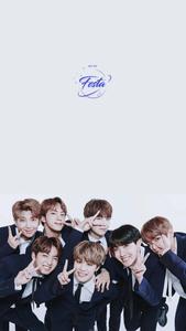 Cute BTS Group Wearing Suits On White Backdrop cute bts group wallpaper