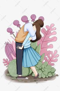 Cute Cartoon Couple Hugging cute couple cartoon wallpaper