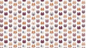 Cute Cat Pattern Laptop cute laptop wallpaper