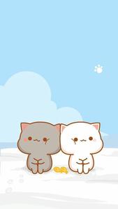 Cute Cat Sticker Aesthetic Phone cute aesthetic phone wallpaper