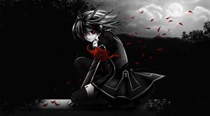 Cute Dark Anime Schoolgirl cute dark anime wallpaper