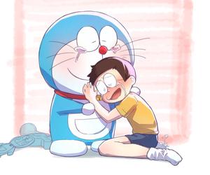 Cute Doraemon Crying Nobita