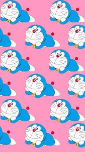 Cute Doraemon iPhone Pattern doraemon iphone wallpaper