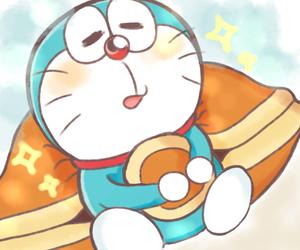 Cute Doraemon Leaning On Big Pillow cute doraemon wallpaper