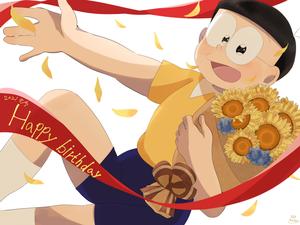 Cute Doraemon Nobita Sunflowers cute doraemon wallpaper