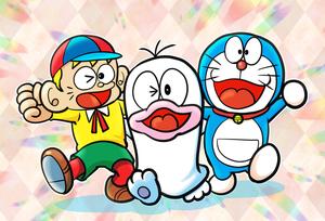 Cute Doraemon With Other Manga Characters cute doraemon wallpaper