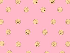 Cute Girly Biscuit Cartoon cute girly wallpaper